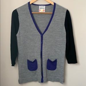 Clements Ribeiro Button Front Cardigan Size Small